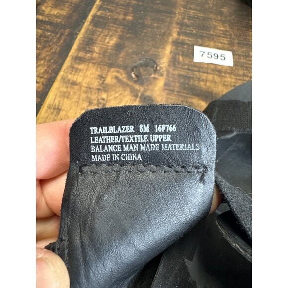 otob 8m bushnell wedge heel sandal thick strap platform light weight  black sil - Picture 7 of 9